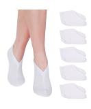 Dacitiery 5 Pairs Moisturizing Socks Overnight Thin Foot Spa Socks Cotton Moisture Enhancing Socks Cosmetic Moisturizing Socks for Dry Cracked Feet - Buy Online on GoSupps.com