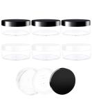 50g Plastic Empty Powder Boxes - 6 Pack Transparent Cosmetic Containers with Removable Sieve Lid - Ideal for Loose Powder Creams & Travel Makeup - Buy Online on GoSupps.com