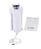 Reusable Enema Bag Kit - 1200ML Colon Cleansing with Coffee & Water - 10 Replacement Tubes for Optimal Health - Buy Online on GoSupps.com