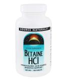 Source Naturals Betaine HCL 650 mg - 180 Tablets for Digestive Support - Buy Online on GoSupps.com