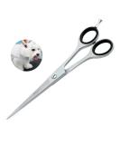 Haryali London 7" Straight Dog Grooming Scissors - Precision Stainless Steel Tools for Cat Pet Hair Cutting Trimming and Grooming - Buy Online on GoSupps.com