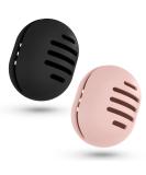 Fauxomor Make-Up Sponge Holder (2-Pack) | Breathable Silicone Beauty Blender Travel Bag | Sustainable Portable Cosmetics Tool | Fits All Sizes | Black + Pink - Buy Online on GoSupps.com