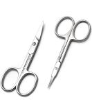 CRIZIL Nail & Cuticle Scissors Set: Stainless Steel Sharp Curved Blades for Precise Manicure Pedicure Grooming Perfect for Women & Men Home or Professional (Pack of Nail & Cuticle Scissors) - Buy Online on GoSupps.com