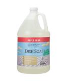 Ginger Lily Farms Plant-Based Dish Soap - Concentrated Apple Pear Scent 1 Gallon Refill Max Grease Cleaning Power Cruelty-Free International Shipping - Buy Online on GoSupps.com