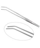 FEITA Extra Long 15inch/380mm Tweezer Tongs Stainless Steel Curved Tip - Aquarium Fishtank Mega Reptile Feeding Tweezers - Buy Online on GoSupps.com