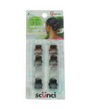 Scunci No-Slip Grip Mini Oval Top Jaw Clips - 8 Count, Pack of 1 - Buy Online on GoSupps.com
