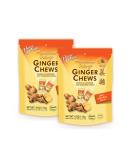 Prince of Peace Ginger Chews with Mandarin Orange 4 oz - Natural Candied Ginger for Nausea Relief - 2 Pack 4 Ounce Orange Ginger Candy - Buy Online on GoSupps.com