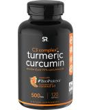 Sports Research Turmeric Curcumin C3 Complex 500 mg 120 Softgels - Buy Online on GoSupps.com