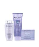 Kerastase Blond Absolu Kit - Bain Ultra Violet 250ml Cicaflash 250ml Masque 200ml | International Shipping - Buy Online on GoSupps.com