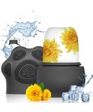 Cat Paw Black Ice Scooter - Reusable Silicone Ice Cream Face Massage Device for Pore Reduction & Skin Brightening - Buy Online on GoSupps.com