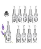 10 PCs Microneedling Needles - 36 Pins Replacement Cartridges for Derma Pen | Micro Nano Needle Spare Parts - Buy Online on GoSupps.com