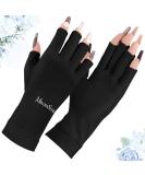 Buy MelodySusie Premium UV Gloves for Nails - Professional UPF 99+ Protection Cool Fabric Fingerless Anti-UV Glove for Manicures - Protect Your Hands from UV Harm - Buy Online on GoSupps.com