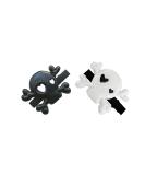 Halloween Skull Hair Clips Skeleton Hair Barrettes Clips Halloween Goth Hair Pin BHWH03 (White-Black) - Buy Online on GoSupps.com