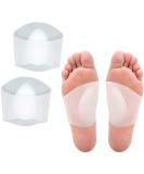 Haofy Gel Arch Support Sleeves - 2 Pairs for Plantar Fasciitis Relief | High & Low Arch Support Gel Pads for Foot Pain - Buy Online on GoSupps.com