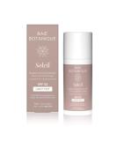 Baie Botanique Soleil Organic Facial Sunscreen SPF 50 - Chemical Filter Free Vegan Non-Toxic UV Protection with Hyaluronic Acid & Vitamin C - No White Cast - Light Tint - 1.3 oz - Buy Online on GoSupps.com