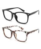 Cyxus Blue Light Filter Glasses - Stylish Anti-Blue Light Eyewear for Screens - 15 Black & Leopard - No Prescription Needed - International Shipping Available - Buy Online on GoSupps.com