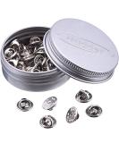 50-Piece Silver Lapel Pin Backs Butterfly Clutch Replacement for Enamel Pins - Buy Online on GoSupps.com