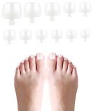 600pcs Full Cover Acrylic Toenail Tips for Women & Girls - Perfect for Stunning Nail Art & Designs - Buy Online on GoSupps.com