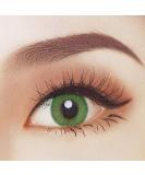 Buy Emerald Green Contact Lenses - Prescription-Free Slightly Opaque & Case Included | International Shipping - Buy Online on GoSupps.com