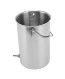 Fdit Stainless Steel Enema Bucket Kit - Eco-Friendly Detox Equipment for Comfortable Use - International Shipping Available - Buy Online on GoSupps.com