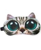Big Eyes Cat Ice Eye Mask - Cooling Eye Mask for Sleeping, Relaxation, Dry Eyes, Styes, Sinus Pain, Headache Relief - Buy Online on GoSupps.com