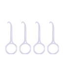 Wenplus 4-Piece Aligner Removal Tool Kit for Invisible Braces - Easy Invisible Braces Removal Hooks - White - Buy Online on GoSupps.com
