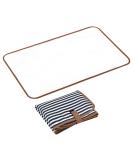Lekebaby Portable Changing Mat Nappy Changing Mat Foldable Baby Changing Mat Travel Changing Mat Portable Baby Change Mat Blue Striped Blue Stripes - Buy Online on GoSupps.com