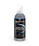 MediCleanse Sterile Saline Piercing Fine Mist Spray 7.5 Oz - Alcohol-Free Vegan Formula for Piercings & Tattoos - Buy Online on GoSupps.com