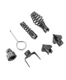 COOLHIYA 7pcs Pipe Cleaner Cleaning Tools Household Cleaner toliet Bowl Cleaner Toilet Parts Coil Springs Practical Toilet Cleaners to Rotate Manganese Steel Drainage Floor Drain - Buy Online on GoSupps.com