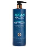 Argan Magic Hyaluronic Acid Body Wash - Hydrating Cleanser with Argan Oil | Paraben & Cruelty Free (32 Fl Oz - Buy Online on GoSupps.com