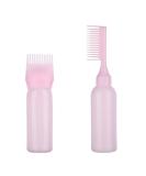 UNVOJL 2 Pack Root Comb Applicator Bottle Hair Dye Bottle Shampoo Brush Applicator Containers for Home Salon Comb Applicators (Pink) - Buy Online on GoSupps.com