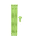 Portable Plastic Braille Writing Slate & Stylus - 28 Cells for Effortless Braille Learning | International Shipping Available - Buy Online on GoSupps.com