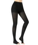 Buy Medical Compression Pantyhose 20-30 mmHg for Women & Men | Open Toe Support Stockings for Edema & Varicose Veins - Black Medium - Buy Online on GoSupps.com