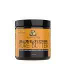 Sunny Isle Jamaican Black Castor Oil Pure Butter, 4 fl. oz. | 100% Natural, Ideal for Dry Sensitive Skin, Fades Scars & Blemishes Brown 4 Fluid Ounce - Buy Online on GoSupps.com