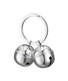 ROHOME Pure Copper Cat Dog Collar Bells Pet Tracker Round Handmade Copper Pendant Bells Brass Bells for Collar Dog Loud Anti-Lost Training Bells silver - Buy Online on GoSupps.com
