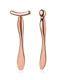 2 Pcs Metal Eye Cream Applicator Face Roller Massager Tool,Eye Massage Wand Stick Girls Women Facial Massager for Reducing Puffiness Wrinkle Rose Gold - Buy Online on GoSupps.com