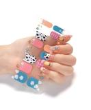 On Nail Polish Strips Glitter Starry Marble Semi Cured Gel Nail Polish Strips Gel Nail Stickers Full Nail Wraps on Nail Polish Strips Ze0248 - Buy Online on GoSupps.com