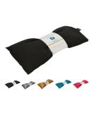 Lavender Eye Pillow for Migraine & Anxiety Relief - #1 Stress Relief Gift for Women - Made in USA - Organic Flax Seed - Black Organic Cotton - Buy Online on GoSupps.com