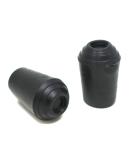 fiXte Small 13mm Black Rubber Walking Stick Cane Crutch Hiking Pole End Ferrule (2 Pack) - Buy Online on GoSupps.com