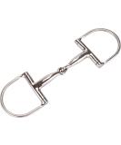 Equinate D-Ring Bridle 16mm | Anatomical Mouth-Friendly Bit | Stainless Steel | 14.5 cm | Simply Broken | Gentle Action & Laser-Engraved Size Information - International Shipping Available - Buy Online on GoSupps.com