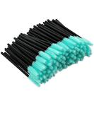 G2plus 100 pc silicone eyelash brush - disposable mascara magic bars - black and mint green mascara eyes make -up tools 100 pieces (1 Pack) black and mint green - Buy Online on GoSupps.com