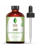 SVA Lemon Eucalyptus Essential Oil 4 Oz - 100% Pure Natural Therapeutic Grade for Radiant Skin, Healthy Hair, Soaps, Candles - Aromatherapy & Diffuser - Buy Online on GoSupps.com