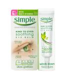 Simple Kind To Eyes Soothing Eye Balm 15ml - Case of 6 | Gentle Eye Care Solution - Buy Online on GoSupps.com
