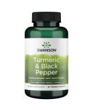 Swanson Premium Turmeric & Black Pepper Capsules - Antioxidant & Joint Support - 90 Veg Caps - Buy Online on GoSupps.com