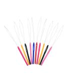10PCS Multicolored Plastic Hair Extension Loop Needle Tool Loop Threader Pulling Hook Bead Device Tool for Hair Extensions Feather Extensions - Buy Online on GoSupps.com