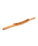 Professional Wood Therapy Massage Tools | 20 Pearls Gua SHA Device | Anti-Cellulite & Lymphatic Drainage Roller Stick - Buy Online on GoSupps.com