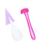 WOONEKY Women's Bikini Trimmer Set - Electric Facial Razor & Shaver for Intimate Areas | 7x6cm ABS Sorted Colors - Ideal for Smooth Precise Grooming - Buy Online on GoSupps.com