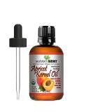 Mayan's Secret - 4oz Organic Apricot Kernel Oil for Skin Natural Cold Pressed  Unrefined in Amber Glass Bottle and Glass Eyedropper for Easy Application - Buy Online on GoSupps.com