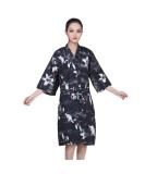 Kimono Style Salon Client Gown Robe - Stylish Hairdressing Smock for Home & Salon Use - Buy Online on GoSupps.com