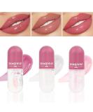 3 Pcs Color Changing Lip Gloss Lip Oil Tinted  Pink Magic Mood Lipstick   High-Shine Clear Temperature Color Change Lip Stain Lip Balm  Longlasting Lips Will Not Dry Out brillo para los labios 3 Count (Pack of 1) 3 pcs M... - Buy Online on GoSupps.com